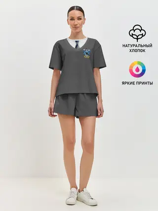 Женская пижама с шортами / Форма Когтеврана