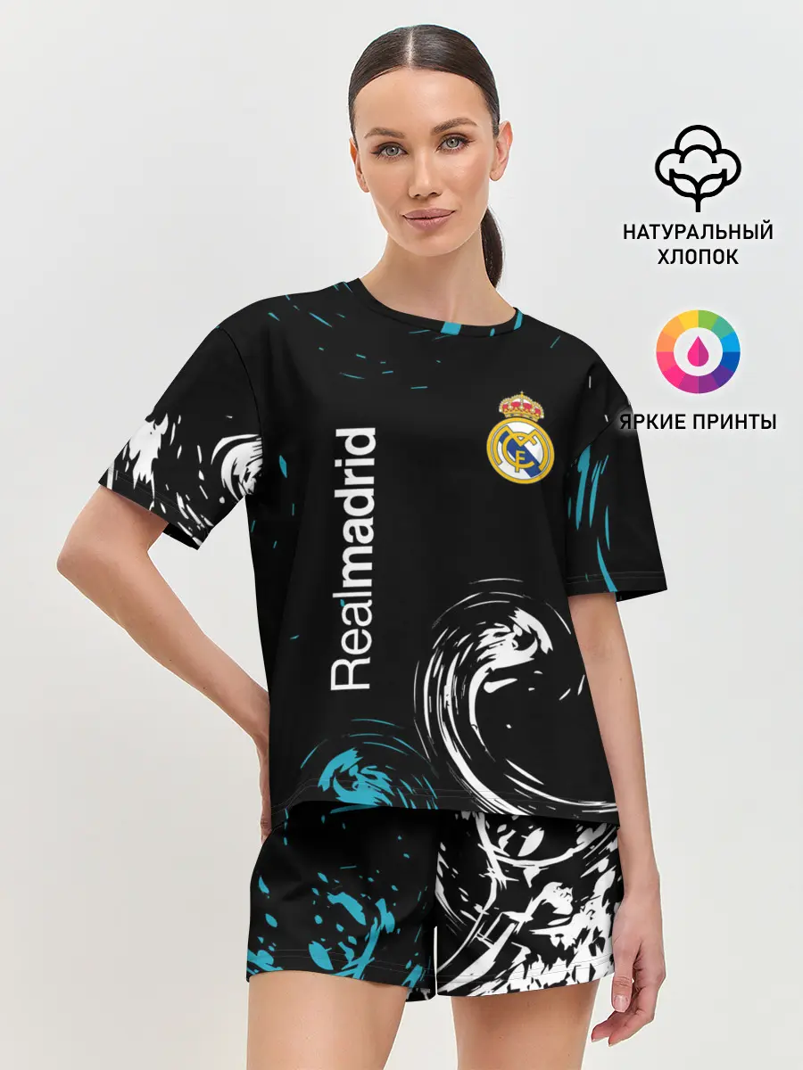 Женская пижама с шортами / REAL MADRID.