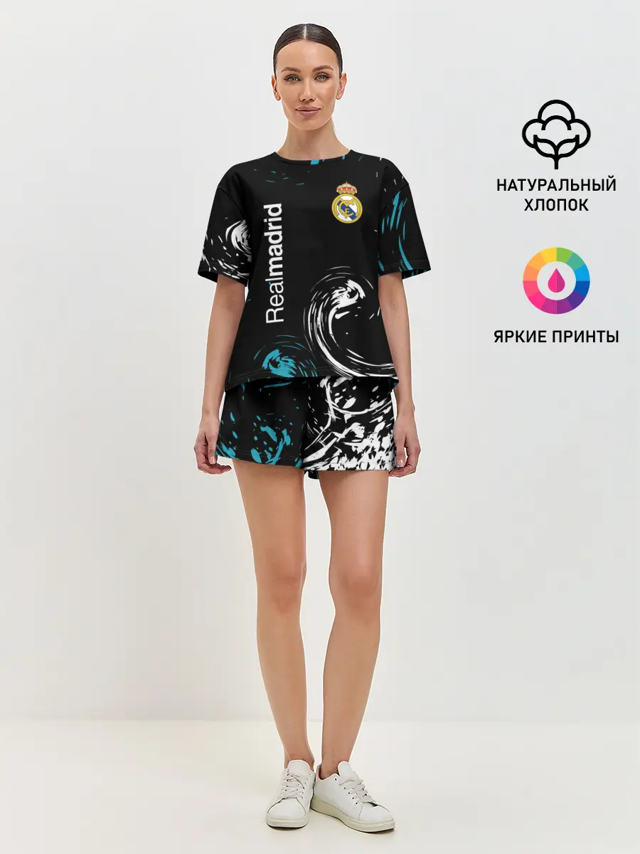 Женская пижама с шортами / REAL MADRID.