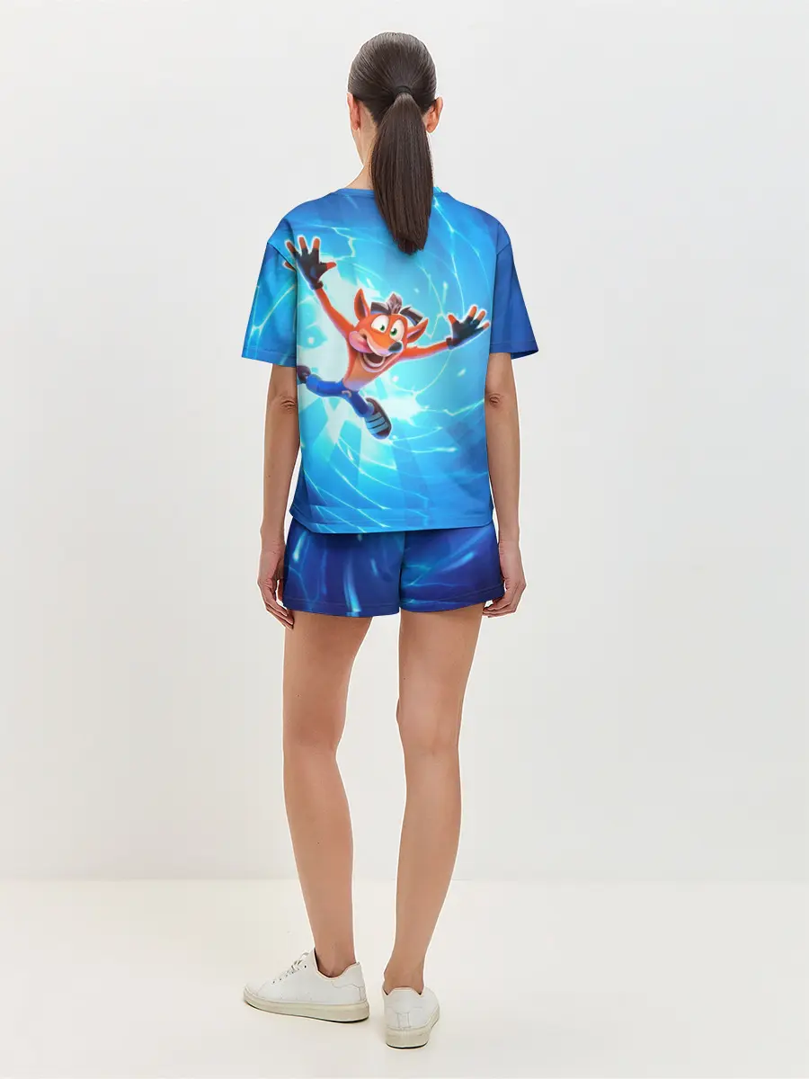 Женская пижама с шортами / Crash Bandicoot