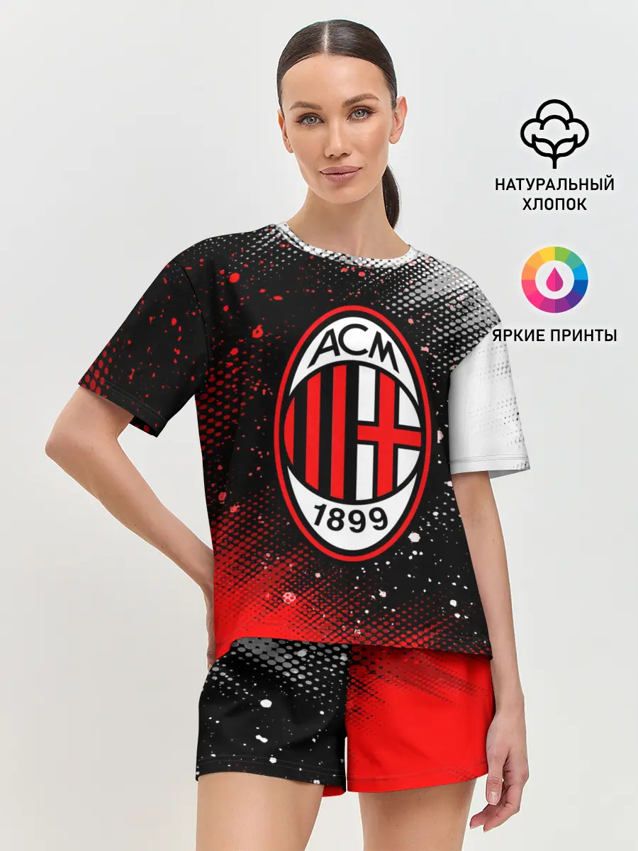 Женская пижама с шортами / AC MILAN / МИЛАН