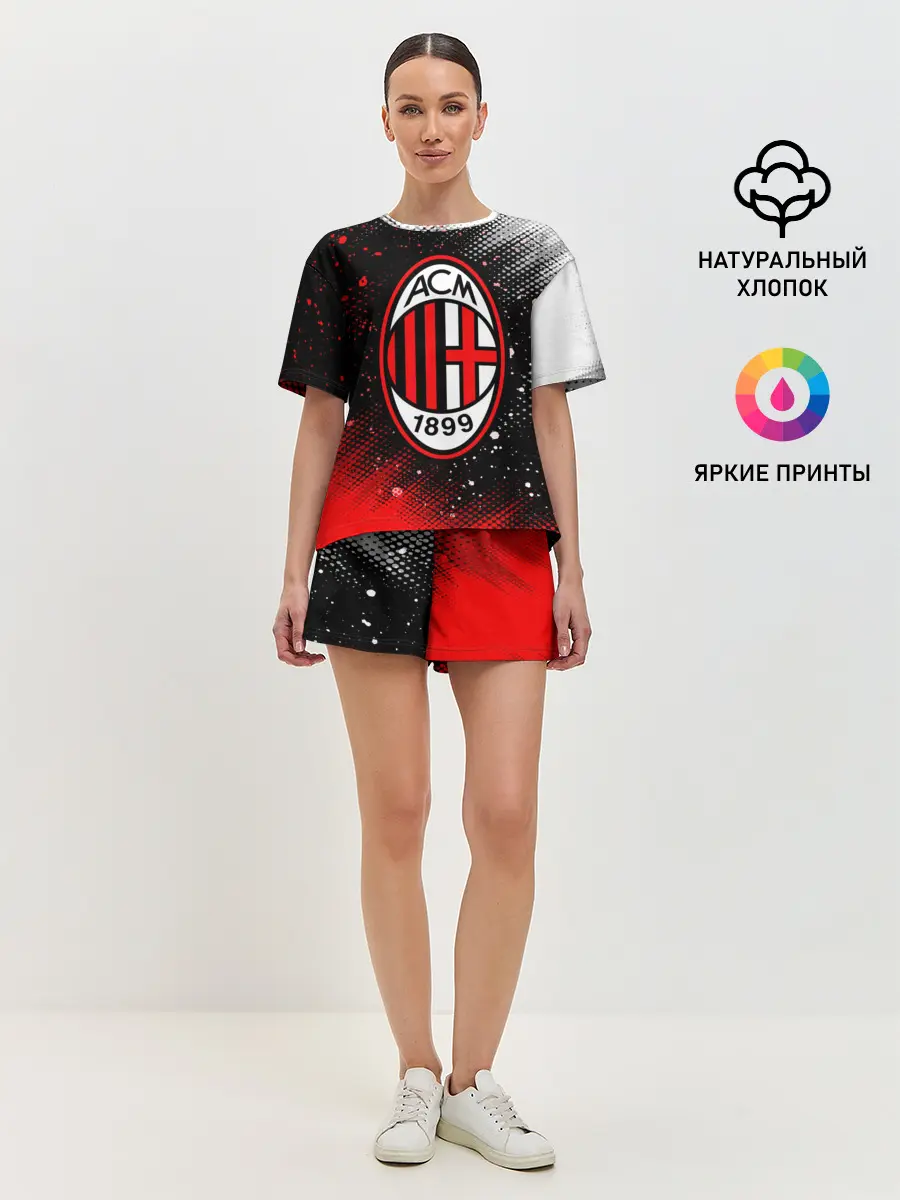 Женская пижама с шортами / AC MILAN / МИЛАН