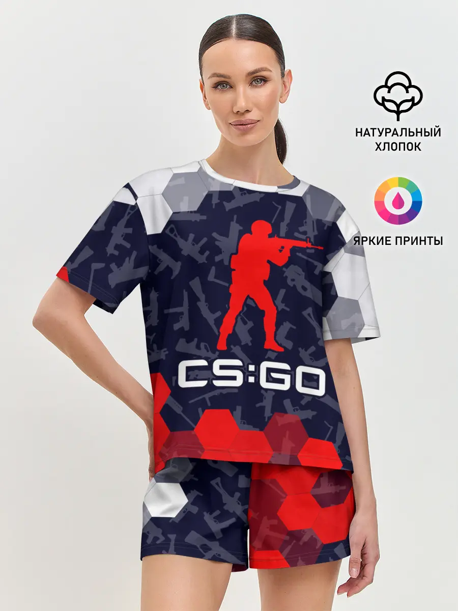 Женская пижама с шортами / CS GO | КС ГО