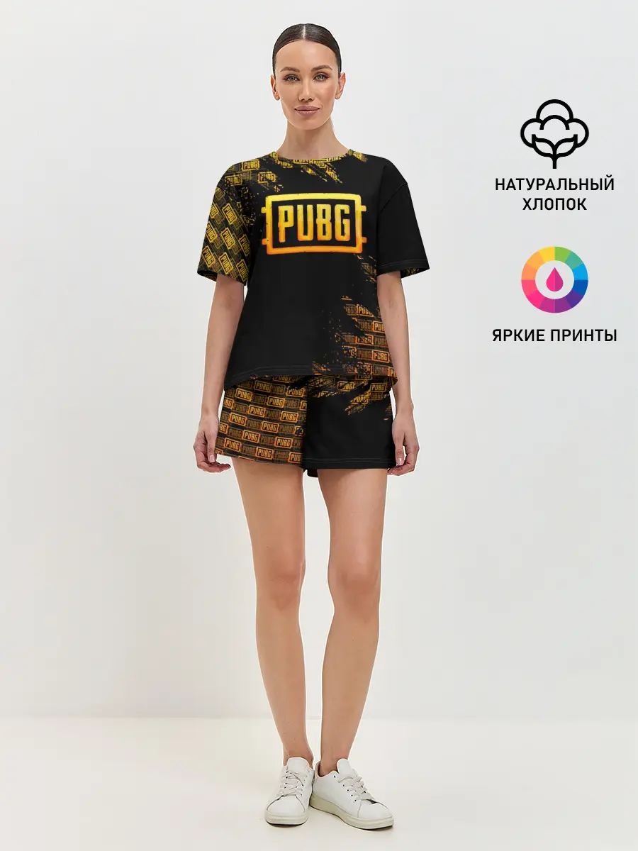 Женская пижама с шортами / PUBG