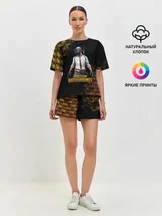 Женская пижама с шортами / PUBG