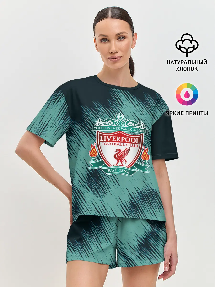 Женская пижама с шортами / LIVERPOOL