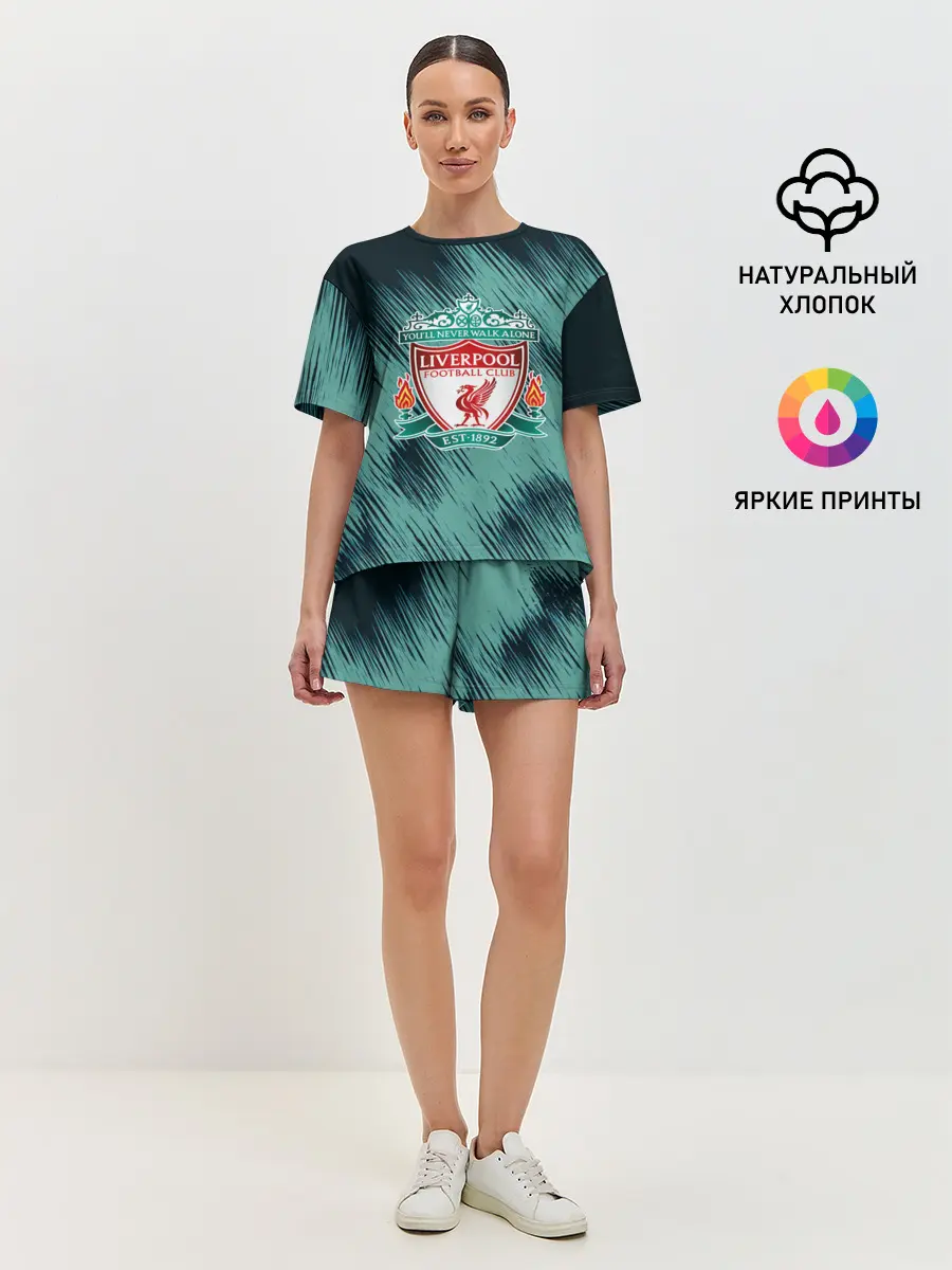 Женская пижама с шортами / LIVERPOOL