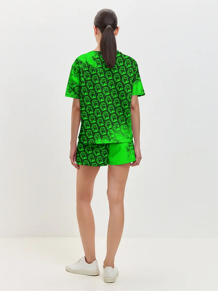 Женская пижама с шортами / AMONG US / АМОНГ АС