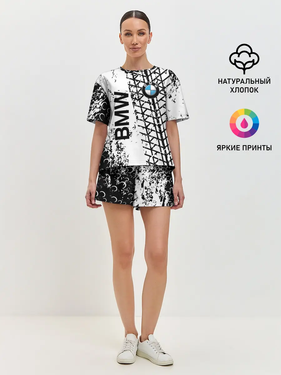 Женская пижама с шортами / BMW.