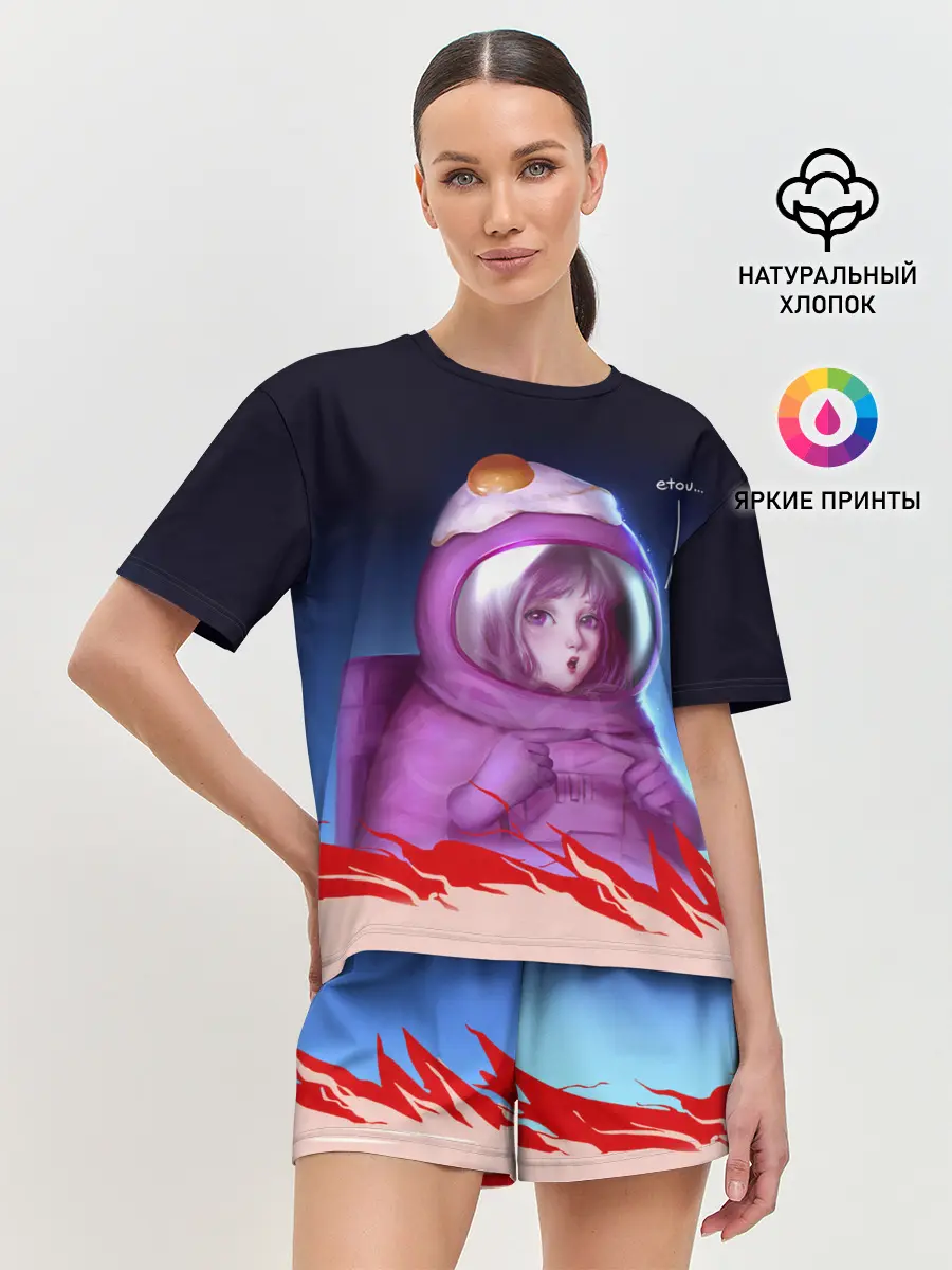 Женская пижама с шортами / Among UsEtow