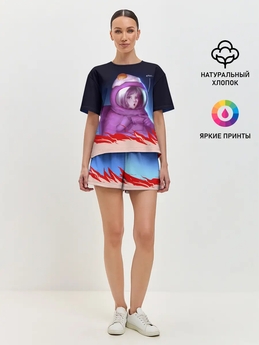 Женская пижама с шортами / Among UsEtow