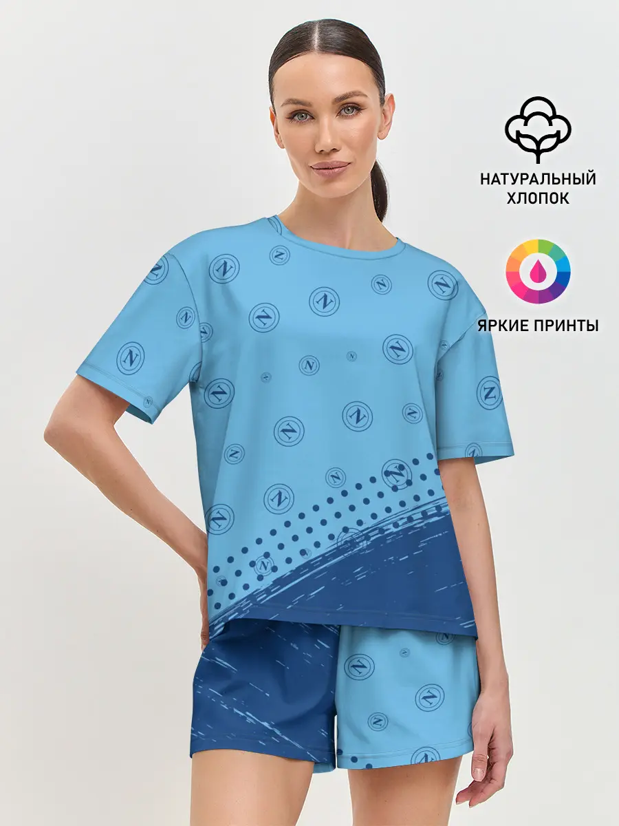 Женская пижама с шортами / SSC NAPOLI / Наполи