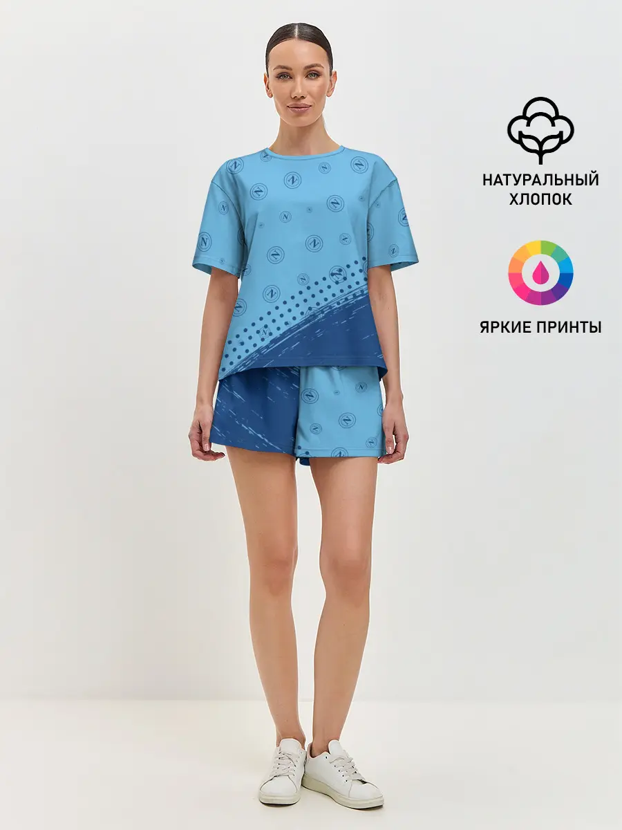 Женская пижама с шортами / SSC NAPOLI / Наполи