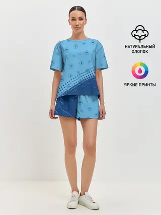 Женская пижама с шортами / SSC NAPOLI / Наполи