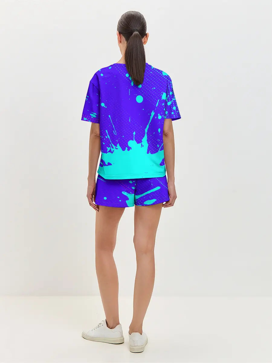 Женская пижама с шортами / AMONG US / АМОНГ АС