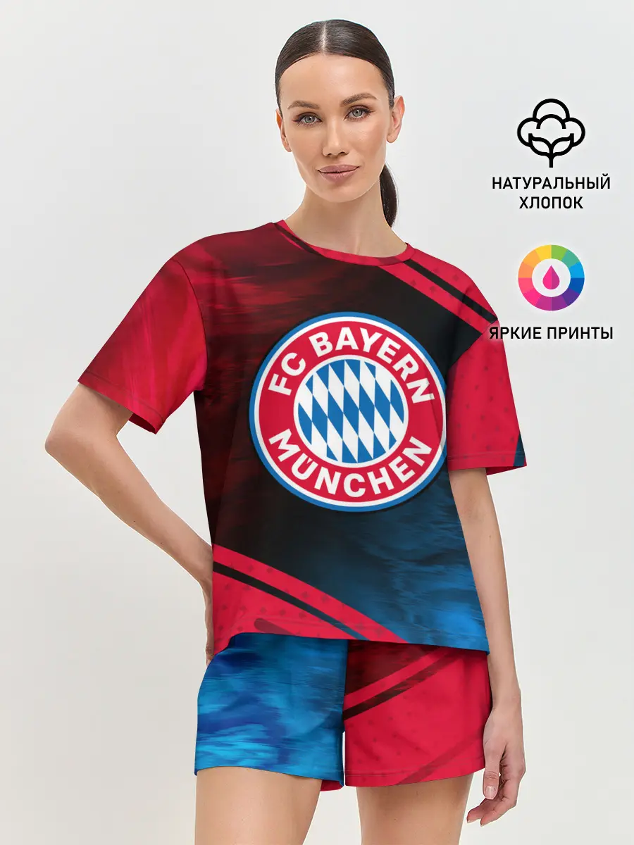 Женская пижама с шортами / FC BAYERN / БАВАРИЯ