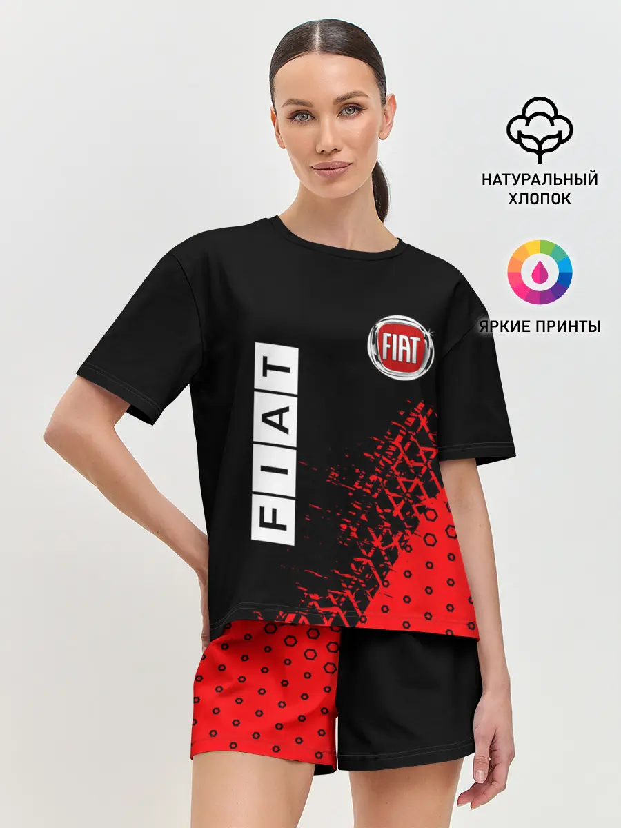 Женская пижама с шортами / FIAT / Фиат