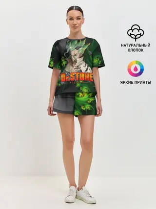 Женская пижама с шортами / Доктор Стоун | Сэнку