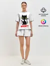 Женская пижама с шортами / What Cat