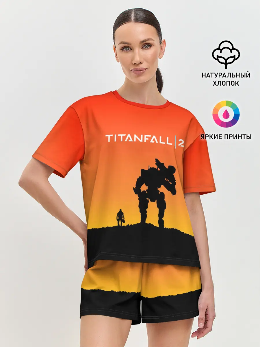 Женская пижама с шортами / TITANFALL 2