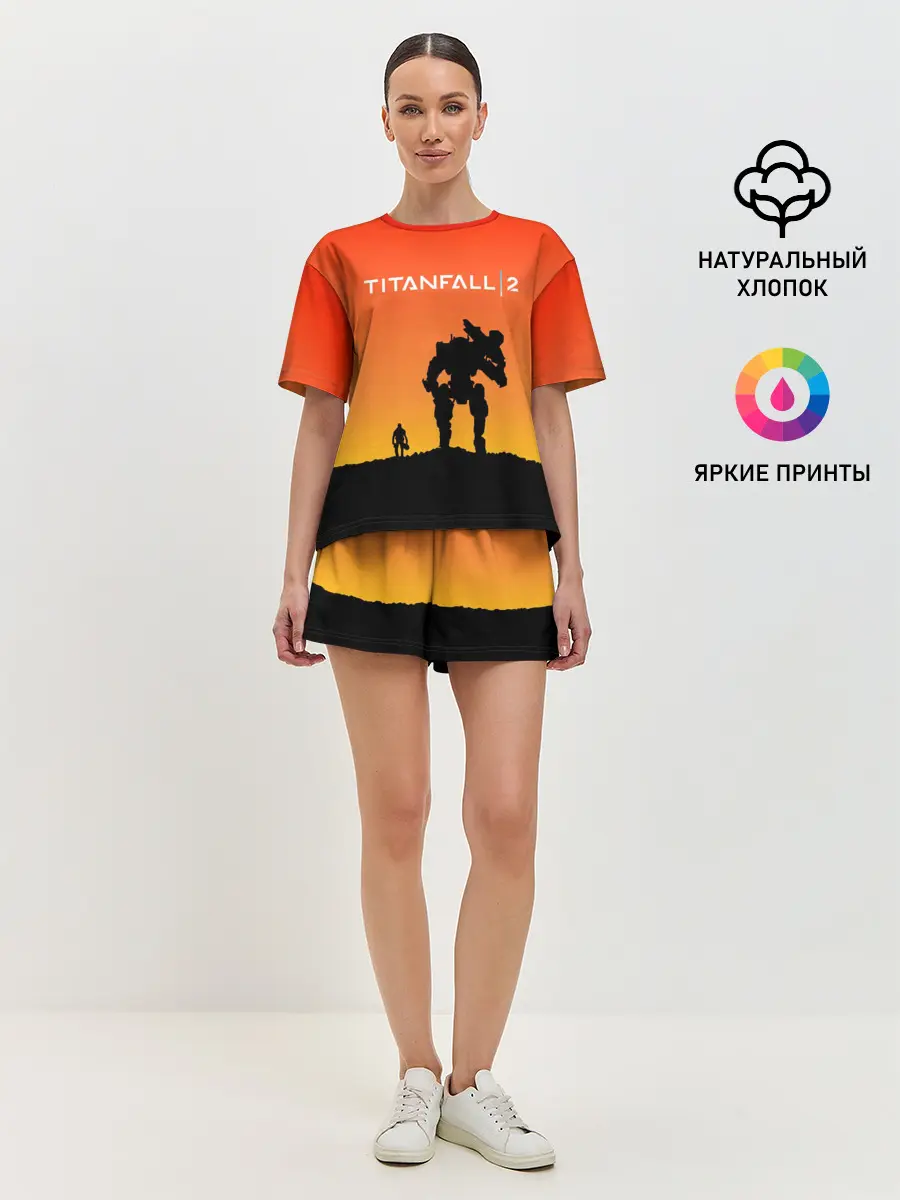 Женская пижама с шортами / TITANFALL 2