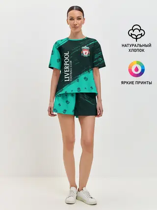 Женская пижама с шортами / LIVERPOOL / Ливерпуль