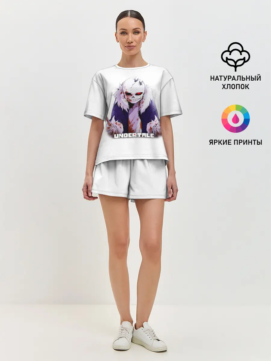Женская пижама с шортами / UNDERTALE