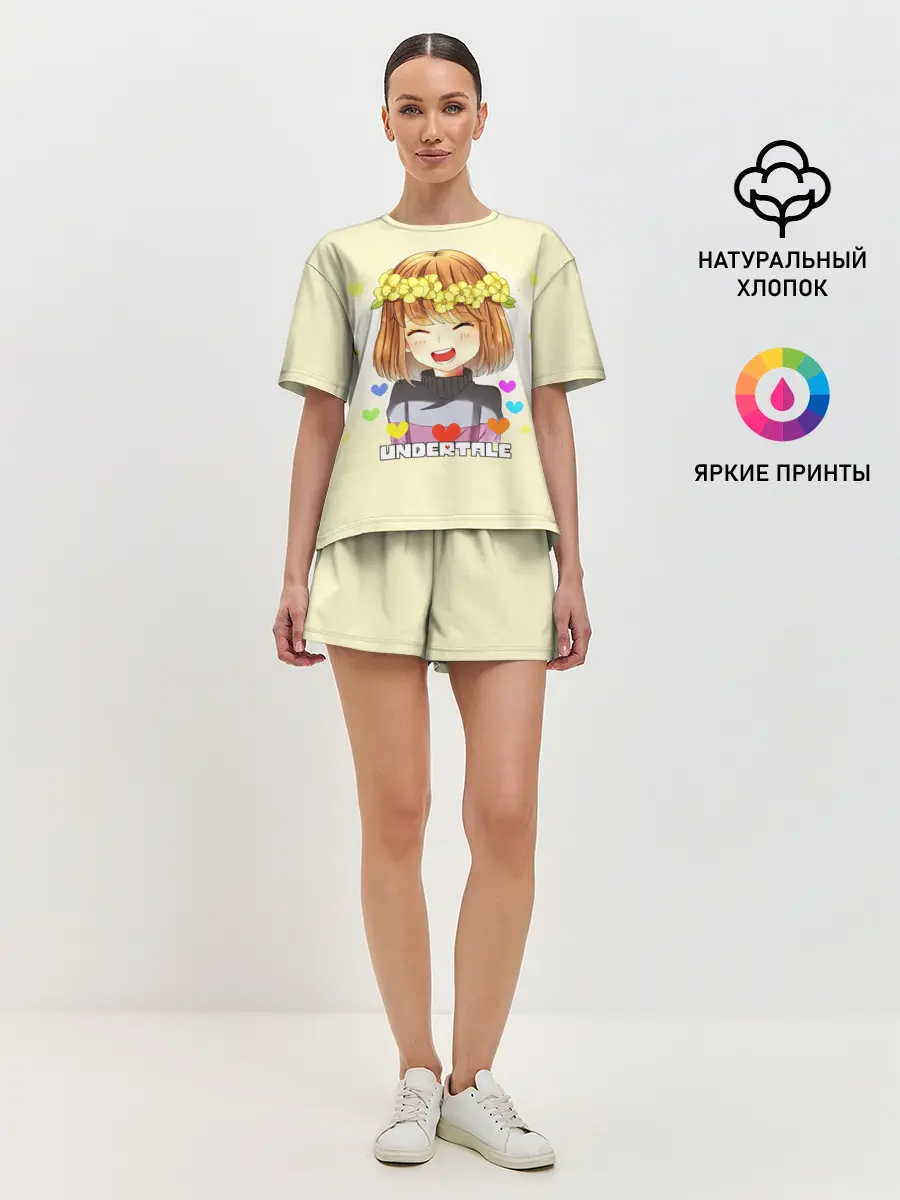 Женская пижама с шортами / UNDERTALE