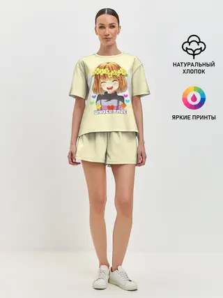 Женская пижама с шортами / UNDERTALE