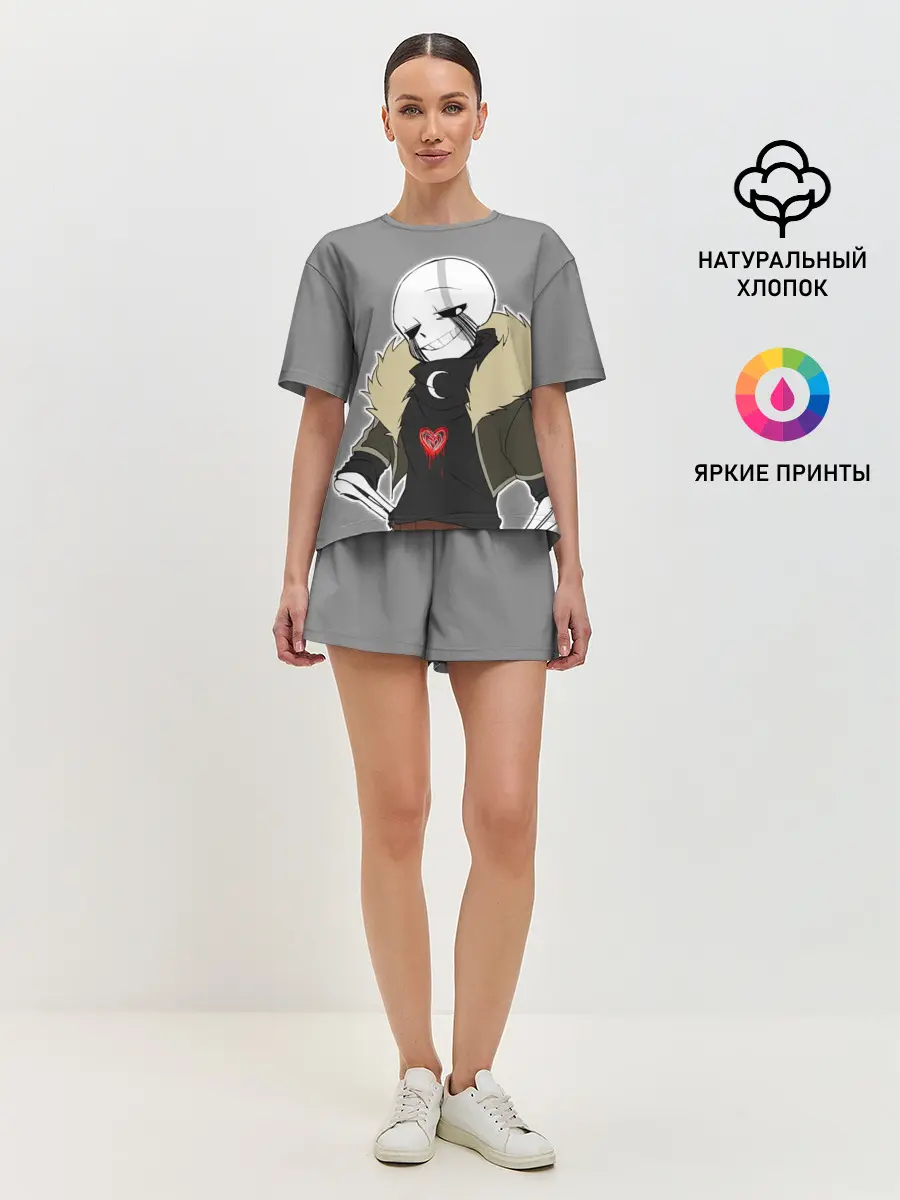 Женская пижама с шортами / UNDERTALE