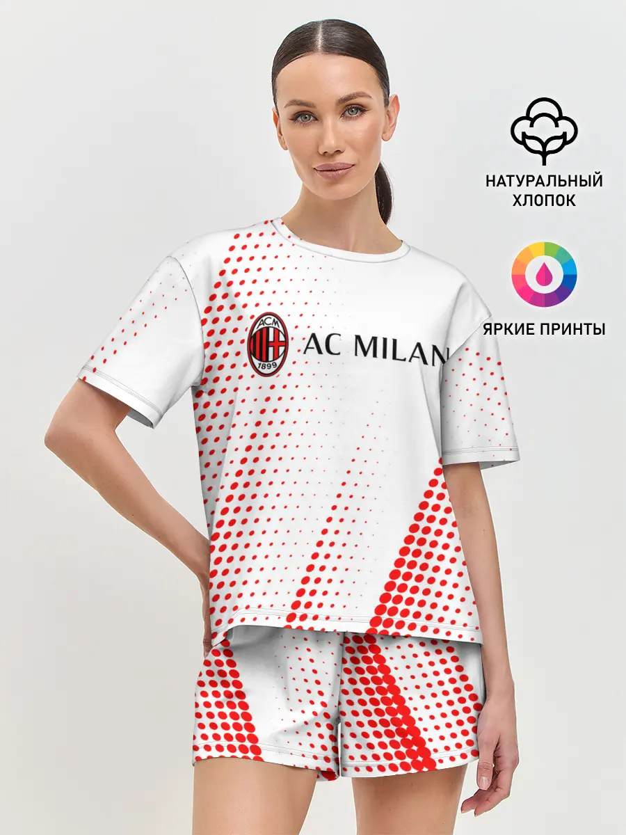 Женская пижама с шортами / AC MILAN / МИЛАН