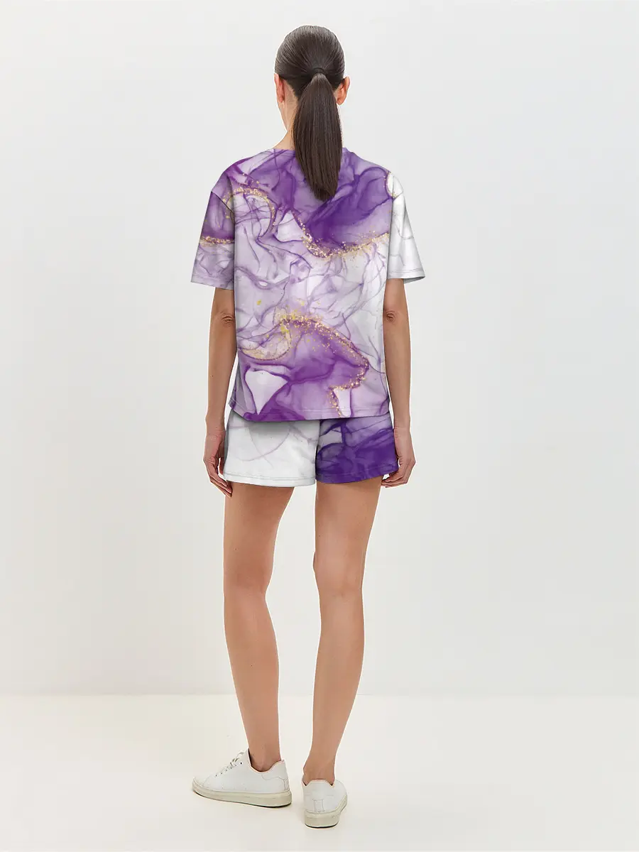 Женская пижама с шортами / Краски