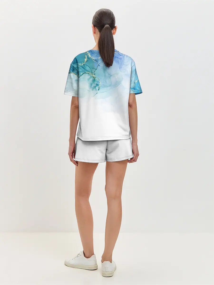 Женская пижама с шортами / Краски