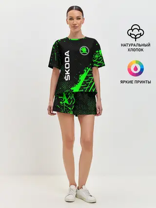 Женская пижама с шортами / SKODA / Шкода