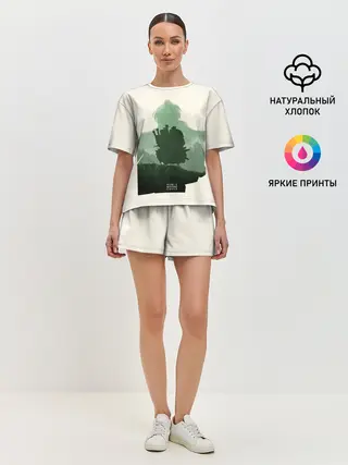 Женская пижама с шортами / Ходячий замок