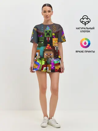 Женская пижама с шортами / MINECRAFT