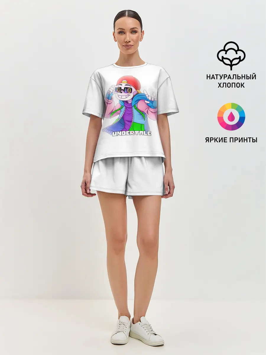 Женская пижама с шортами / UNDERTALE