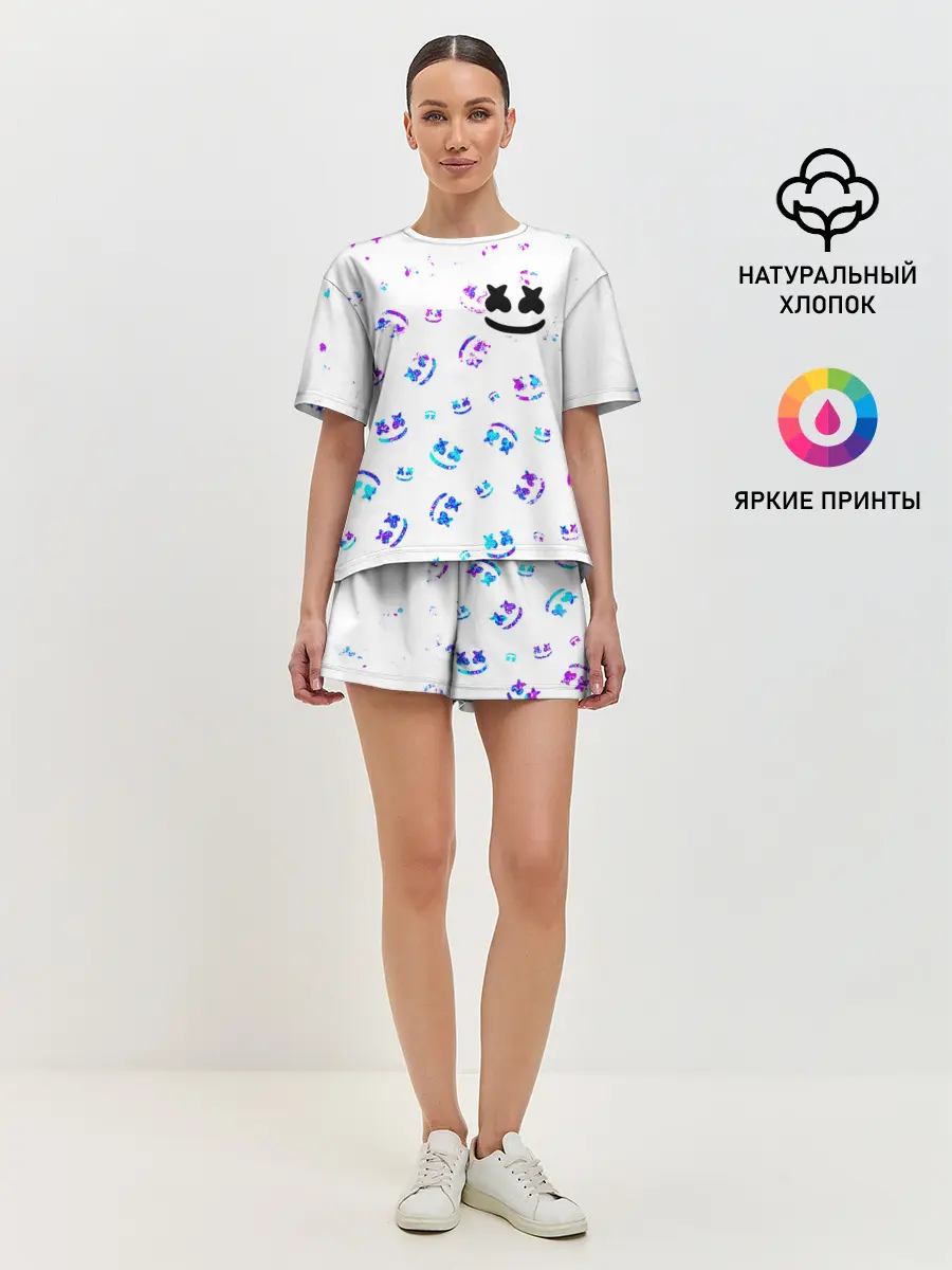 Женская пижама с шортами / MARSHMELLO / МАРШМЕЛЛОУ