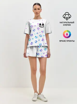 Женская пижама с шортами / MARSHMELLO / МАРШМЕЛЛОУ