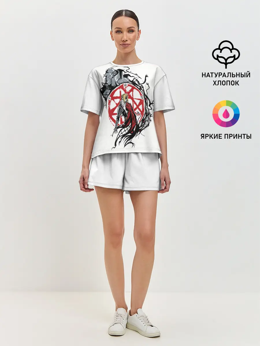 Женская пижама с шортами / Стальной алхимик