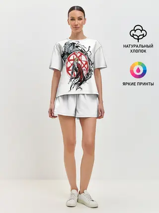 Женская пижама с шортами / Стальной алхимик