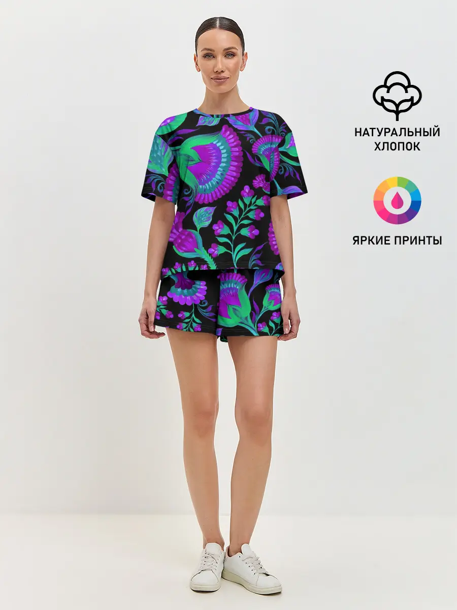 Женская пижама с шортами / Bright