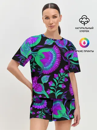 Женская пижама с шортами / Bright
