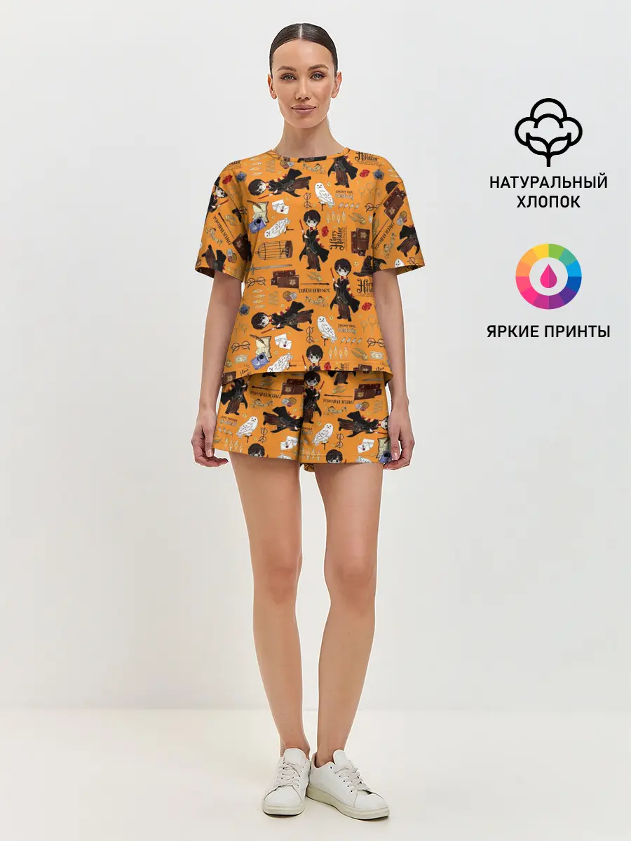 Женская пижама с шортами / Гарри Поттер