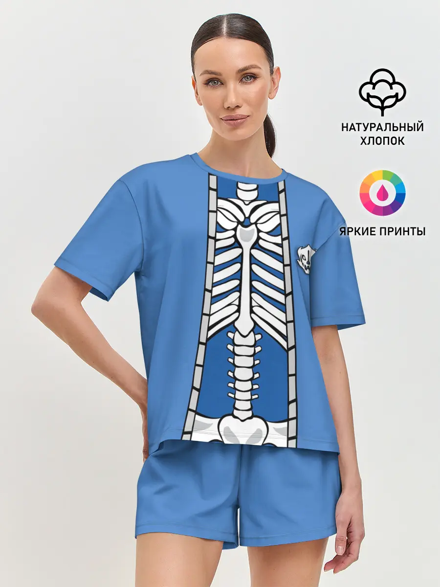 Женская пижама с шортами / КУРТКА САНСА