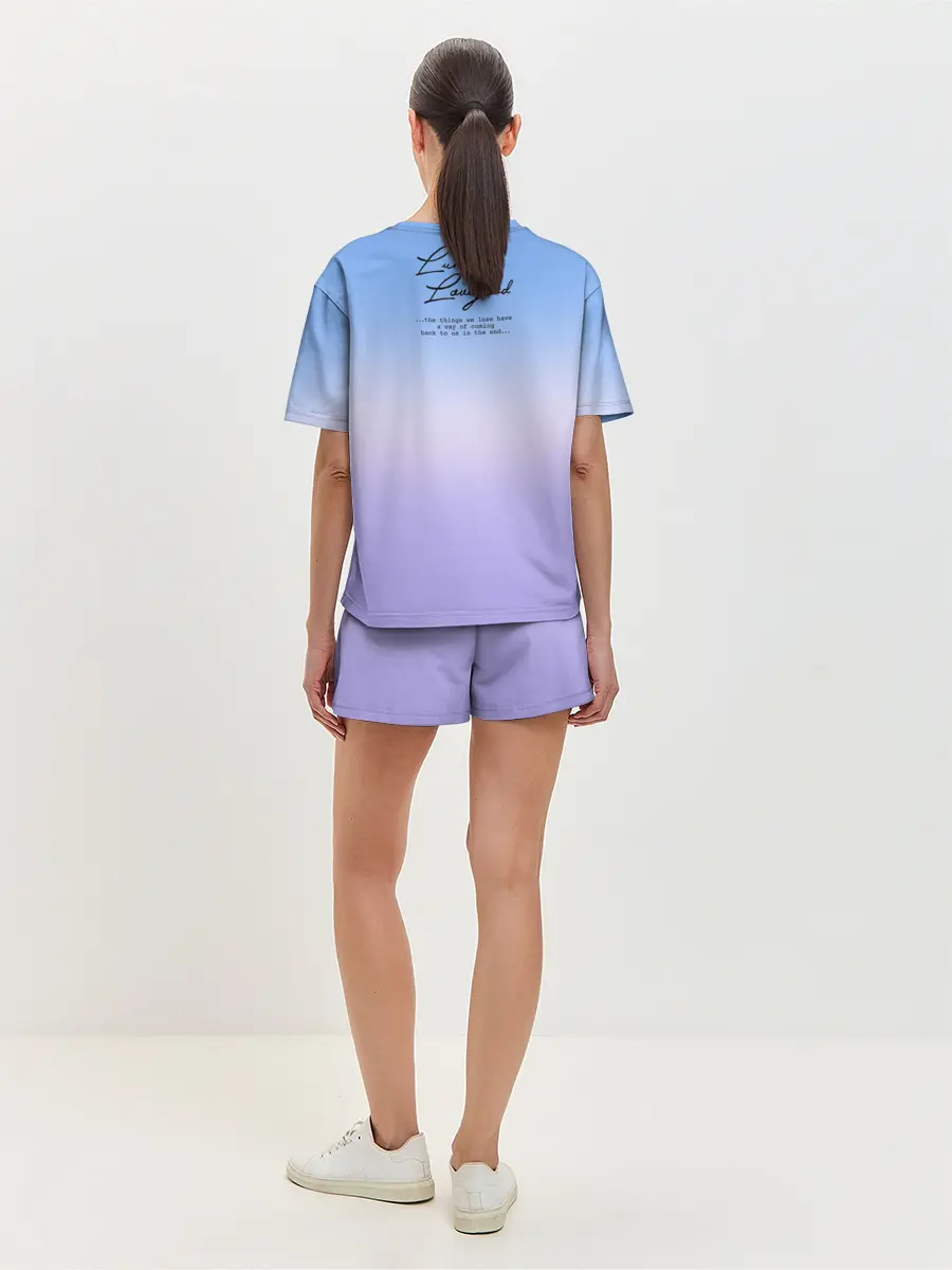 Женская пижама с шортами / Луна