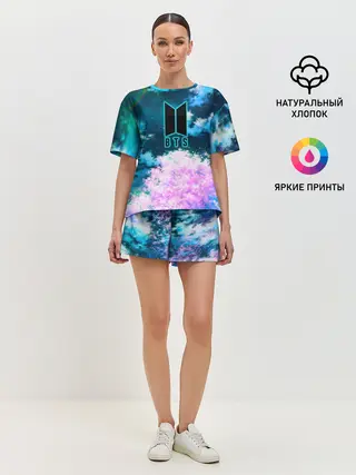 Женская пижама с шортами / BTS