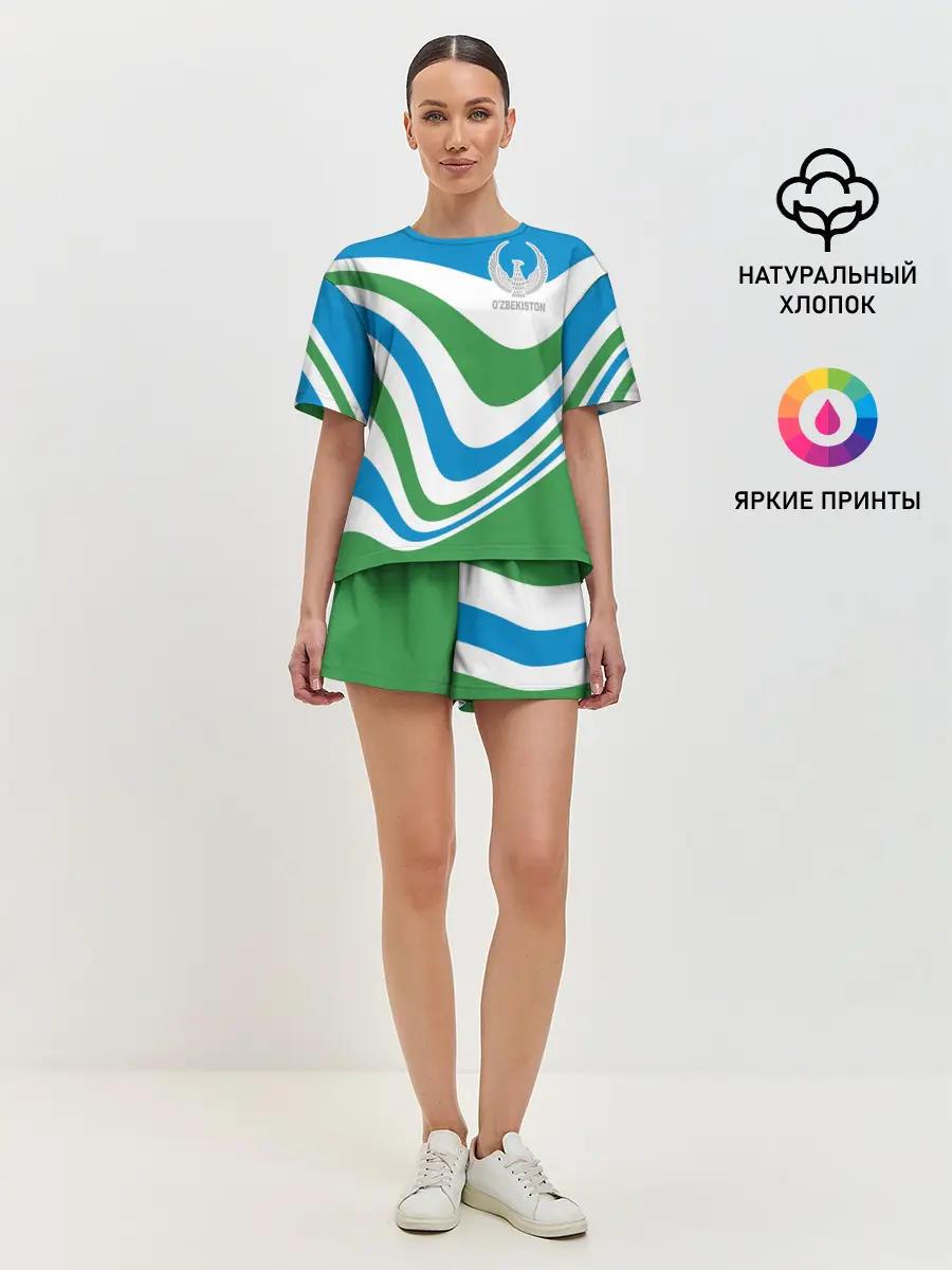 Женская пижама с шортами / Узбекистан