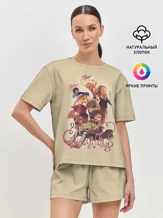 Женская пижама с шортами / Силиконовая долина