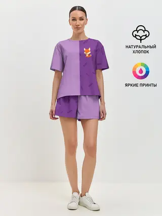 Женская пижама с шортами / ЛИСИЧКА / FOXY